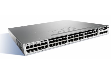 Коммутатор Cisco WS-C3850R-48P-S (48 портов, PoE)