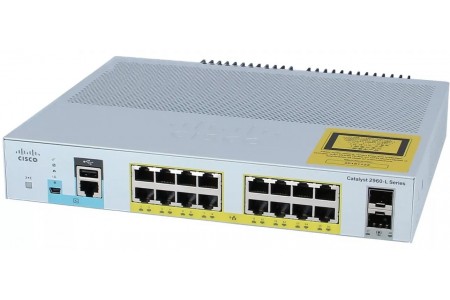 Коммутатор Cisco WS-C2960L-16PS-LL