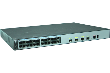 Коммутатор Huawei S5720-28X-PWR-LI-ACF (24 x Ethernet 10/100/1000 PoE+ ports, 4 x 10 Gig SFP+, 740W POE AC 110/220V)