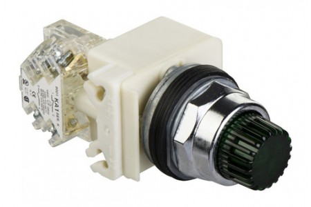 Кнопка Schneider Electric Harmony 30 мм, 24В, IP66, Зеленый