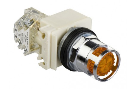 Кнопка Schneider Electric Harmony 30 мм, 24В, IP66, Оранжевый