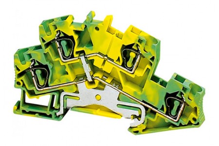 Клемма заземляющая Schneider Electric 0,08.4 мм², желто-зеленый, NSYTRR44DPE