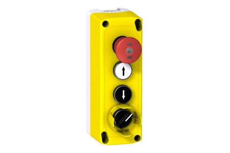 Кнопочный пост Schneider Electric Harmony XALF, 3 кнопки
