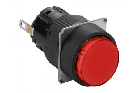 Лампа сигнальная Schneider Electric Harmony, 16.2мм, 24В, AC, Красный