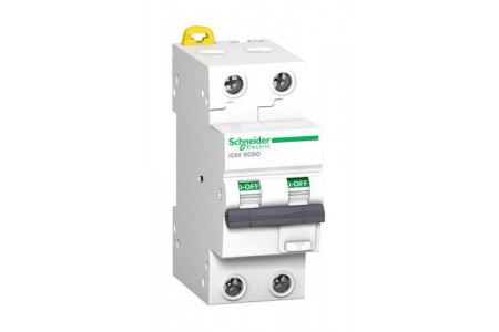 Дифавтомат Schneider Electric Acti9 2P 32А ( C ) 15 кА, 30 мА ( A-SI ), A9D27232